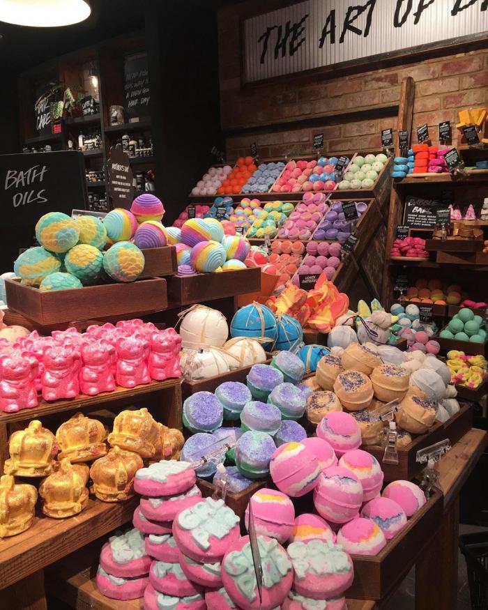 Je Lush, Tu Lushes, nous Lushons à Londres