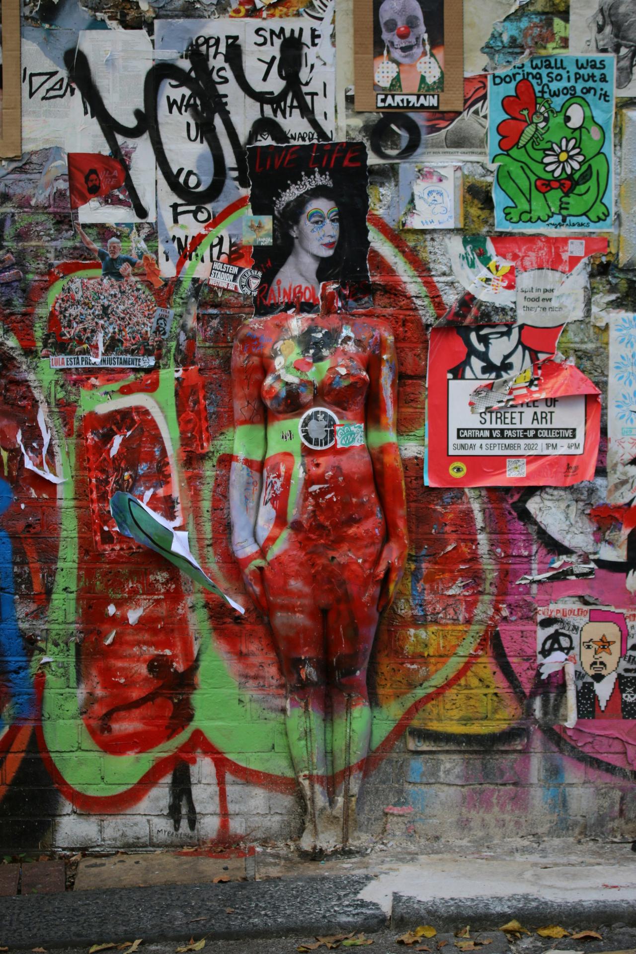 Street art brick lane