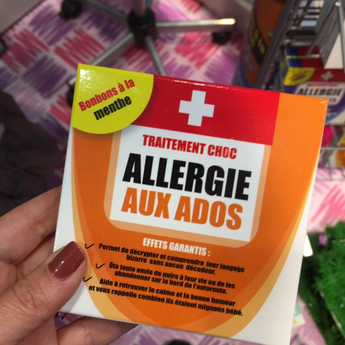 allergie aux ados