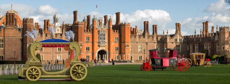 Hampton court palace carriages darker 1024x374 2