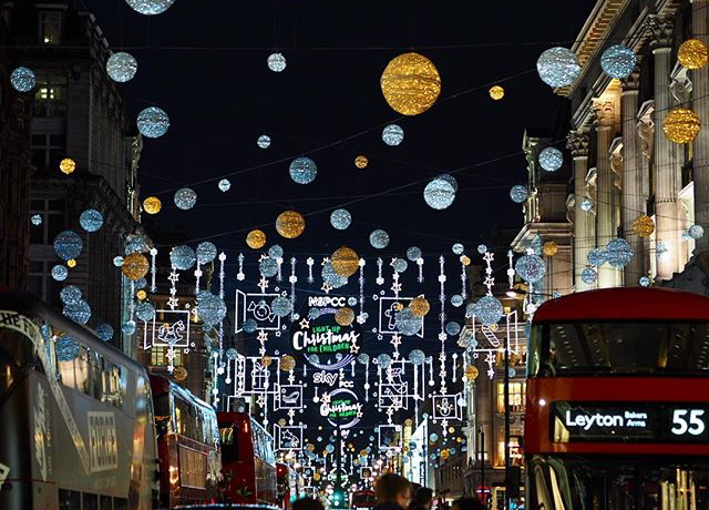 Les Lumières de Noël à Londres