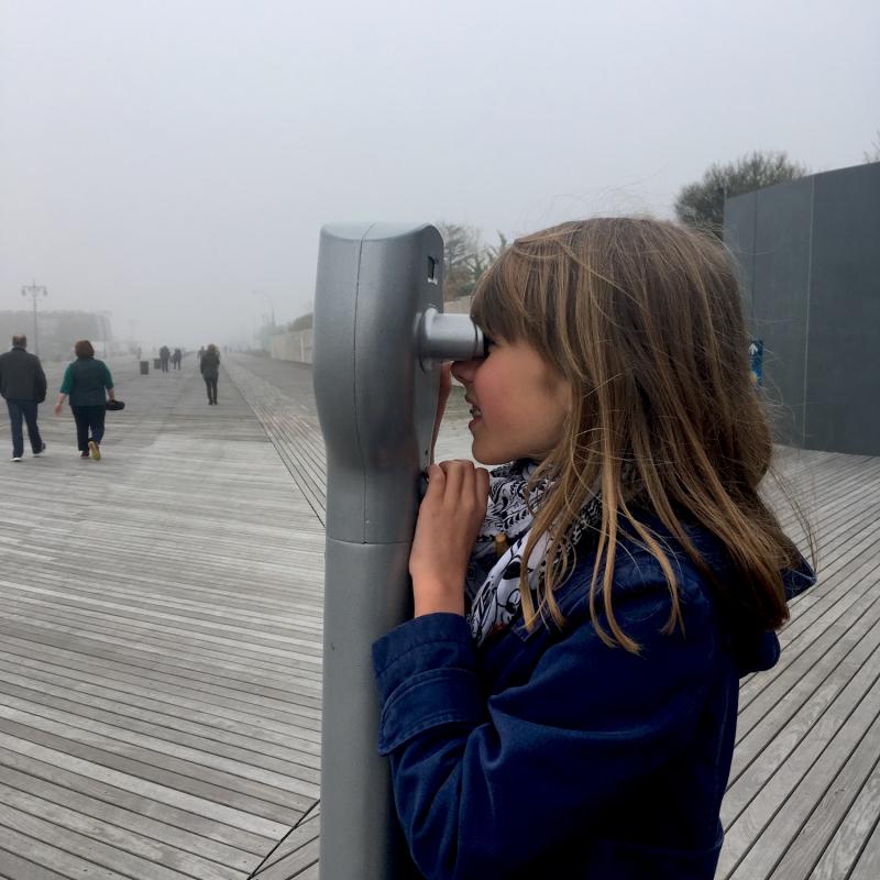Coney Island dans le brouillard