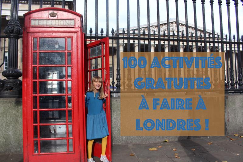 100 activités gratuites à faire à Londres !