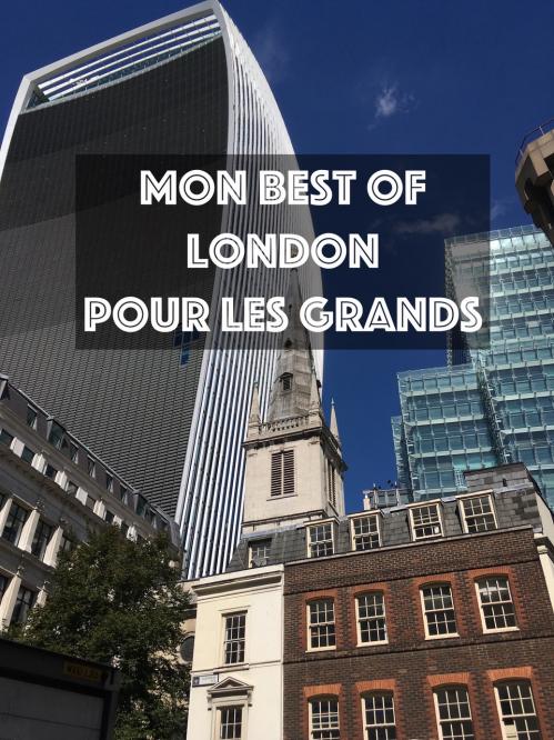 Mon best of London pour les grands !