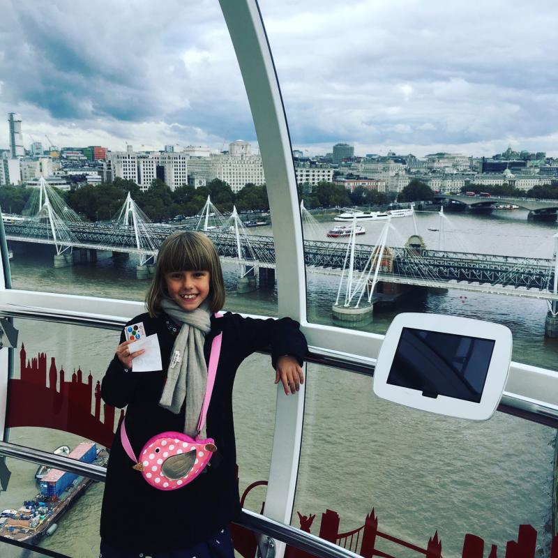 Le London Eye avec les enfants