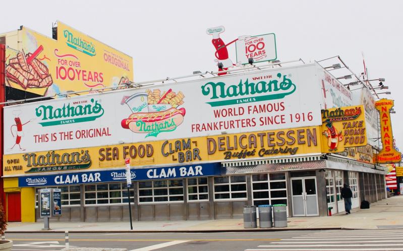 Coney Island dans le brouillard