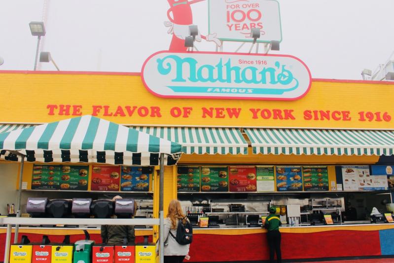 Coney Island dans le brouillard