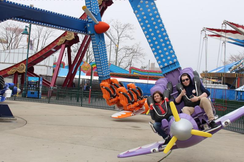 Coney Island dans le brouillard