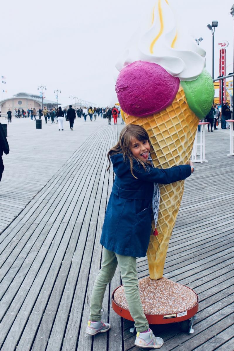 Coney Island dans le brouillard