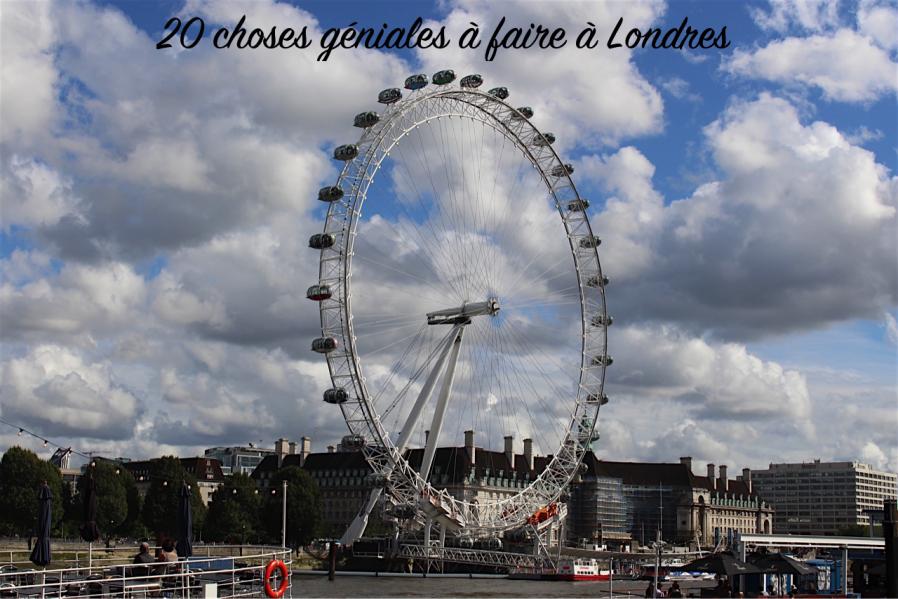 20 choses géniales à faire à Londres