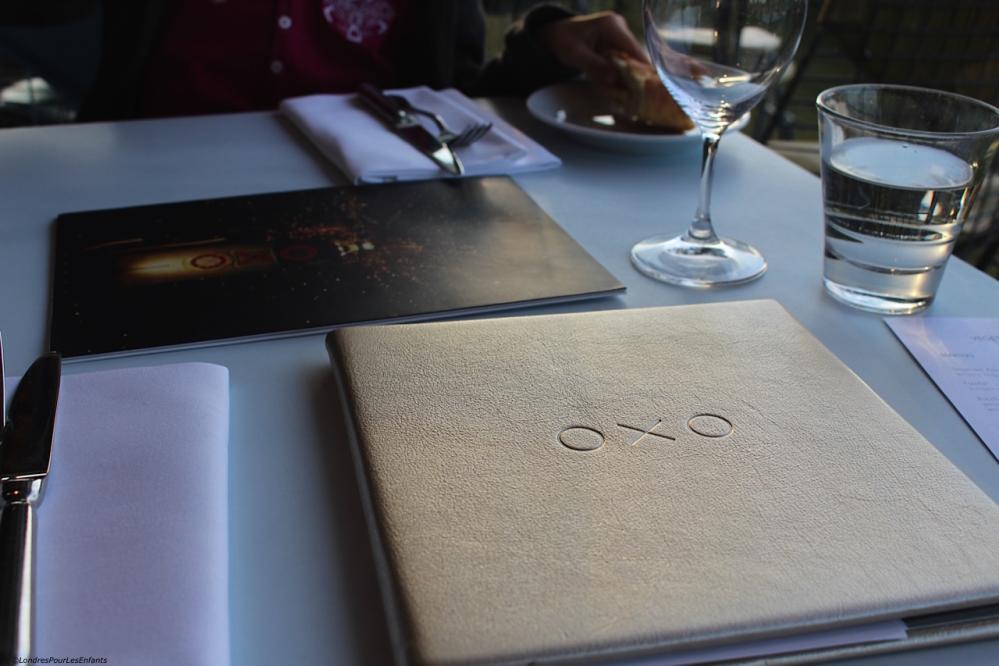 OXO Tower Menu