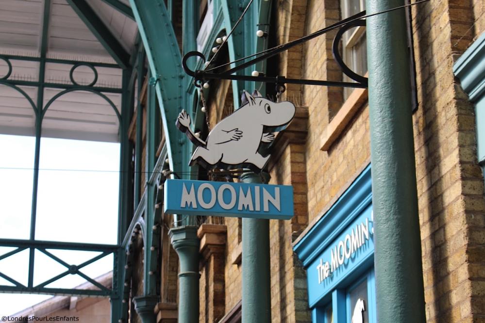 Boutique Moomin à Covent Garden