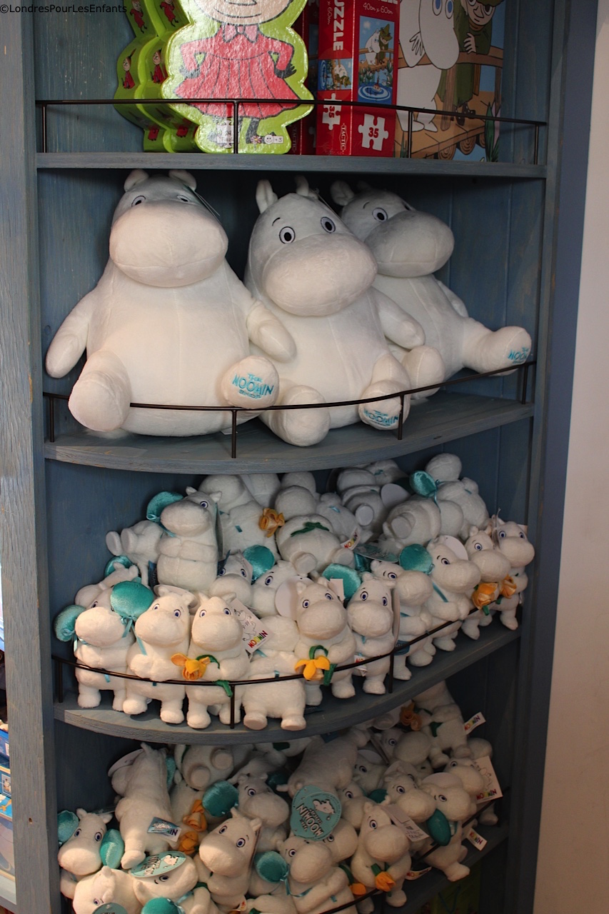 La boutique des Moomins à Covent Garden