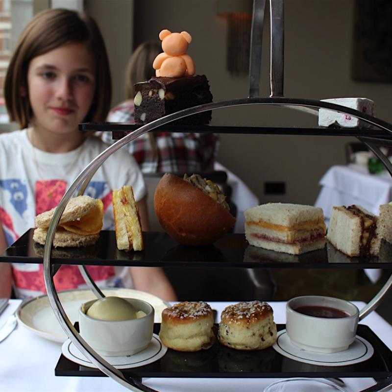 Afternoon tea at Royal Garden Hotel