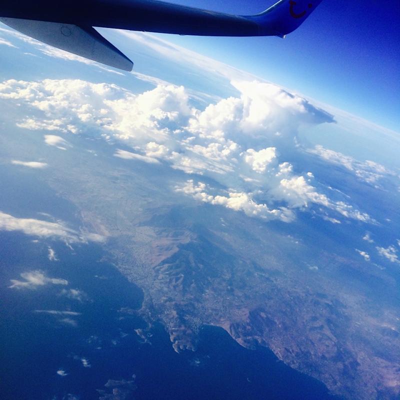 prendre l'avion avec les enfants!