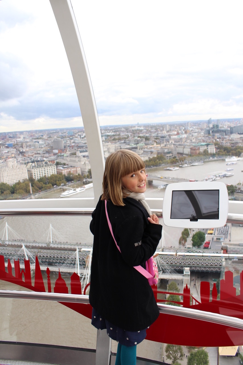 Le London Eye avec les enfants