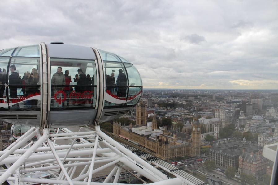 Le London Eye avec les enfants