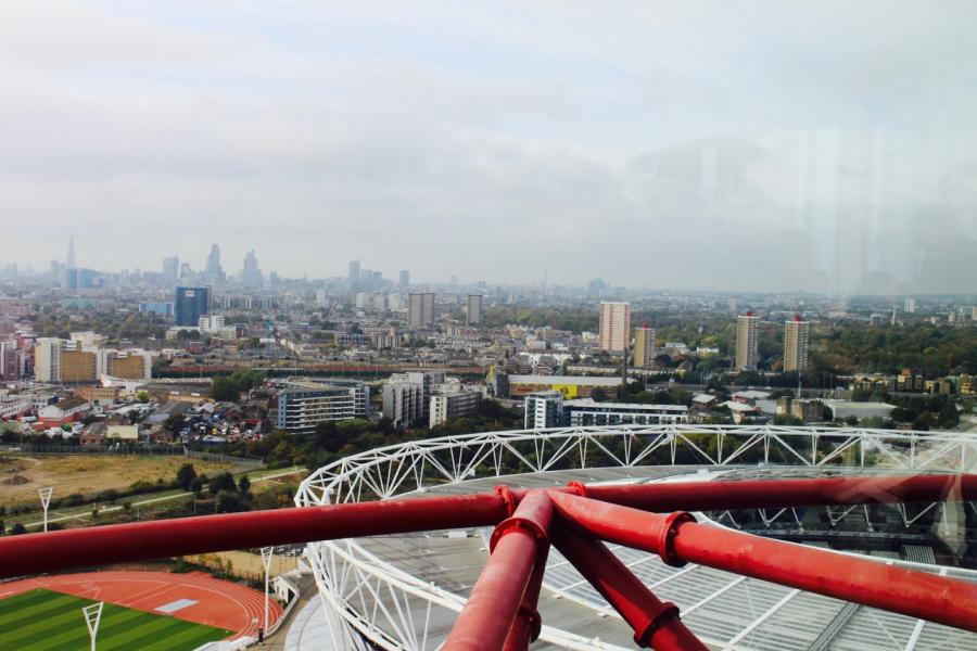 Londres là-haut : Arcelor Mittal Orbit (and the slide)