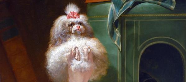 Jean jacques bachelier dog of the hanava breed 1768 the bowes museum barnard castle 1
