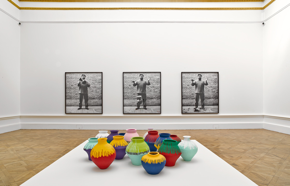 Ai Weiwei à la Royal Academy avec des enfants