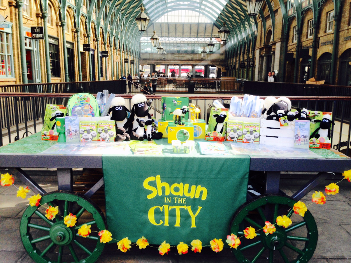 Shaun the sheep à Covent Garden